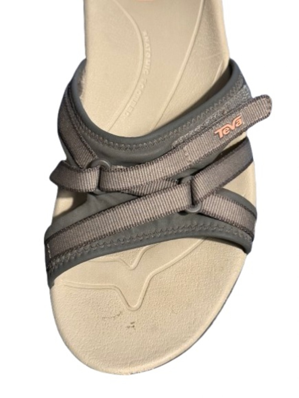 Women’s Teva Tirra Slide Sandals Brown Beige Comfort Outdoor Size 12 - Picture 5 of 5